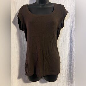 Tommy Hilfiger Dark Brown Short Sleeve Tee